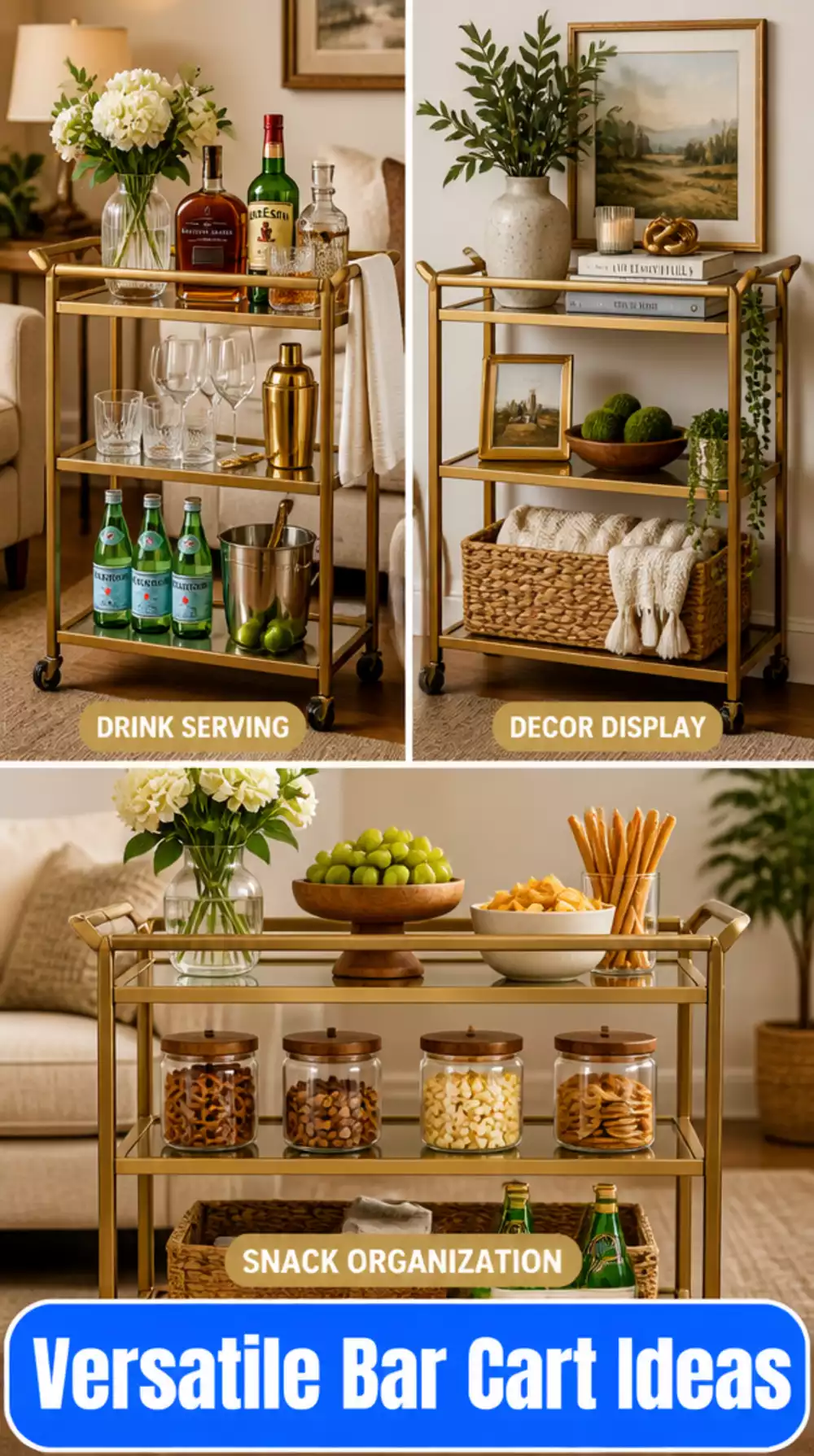 Why a Simple Bar Cart Is the Most Versatile Budget Furniture Piece in Any Living Room