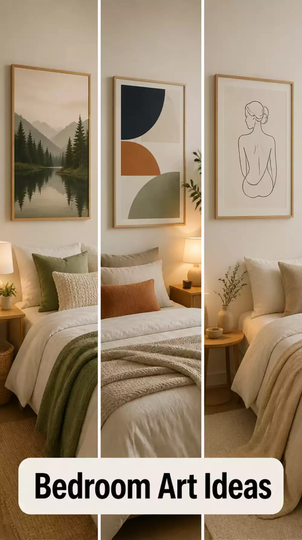 Bedroom Printed Art Sets