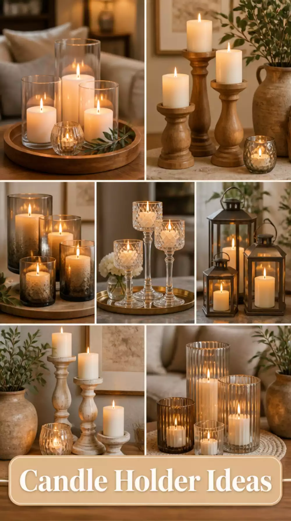 The Candle Holder Cluster Trick That Designers Use for Living Room Mood Lighting