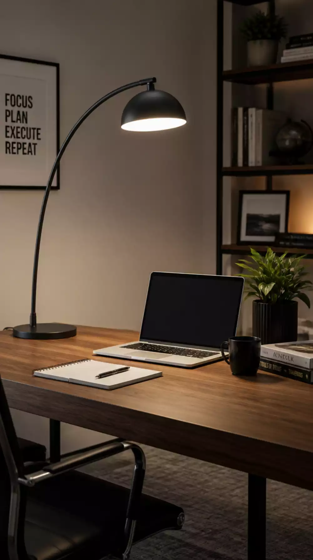 Home Office One Arc Desk Lamp Upgrade That Makes a Budget Workspace Feel Professional