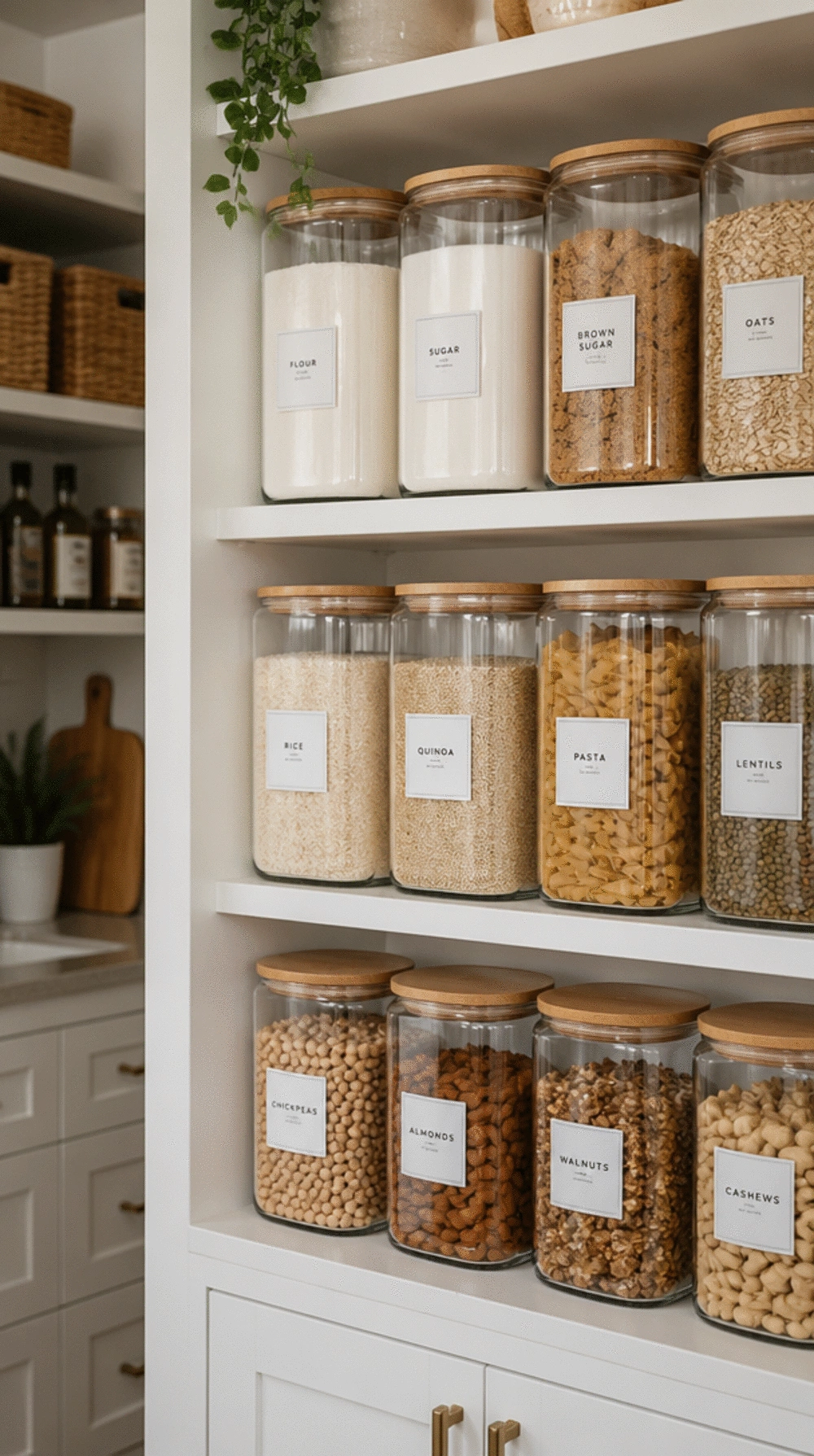 Why Decanting Every Dry Ingredient Into Matching Jars Is the Single Best Pantry Upgrade