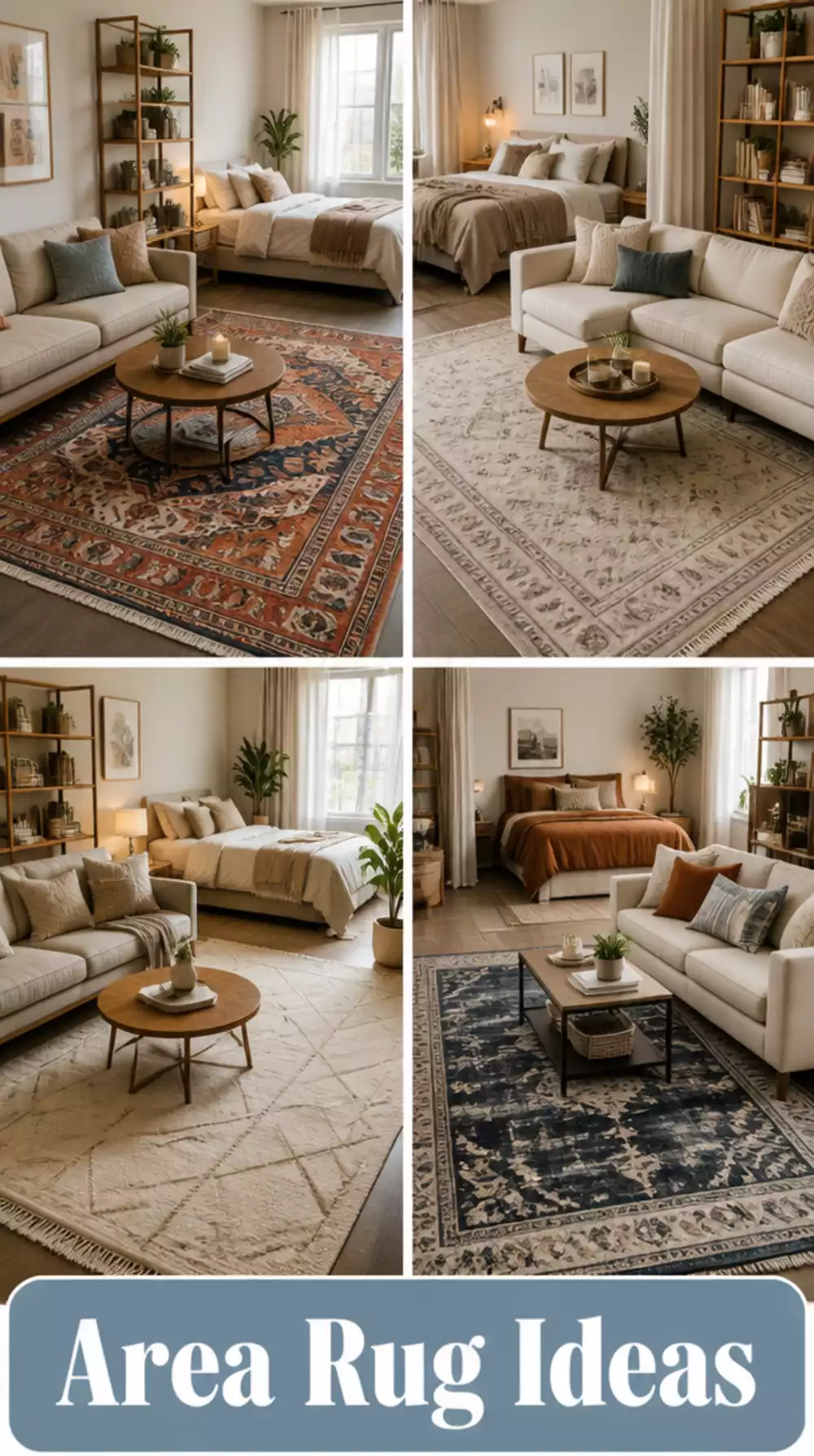 Why a Large Area Rug Is the Most Effective Zone-Defining Tool in a Studio Apartment