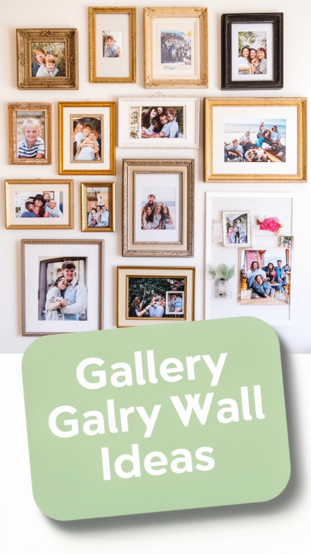 How to Build a Living Room Gallery Wall Using Thrift Store Frames in One Afternoon