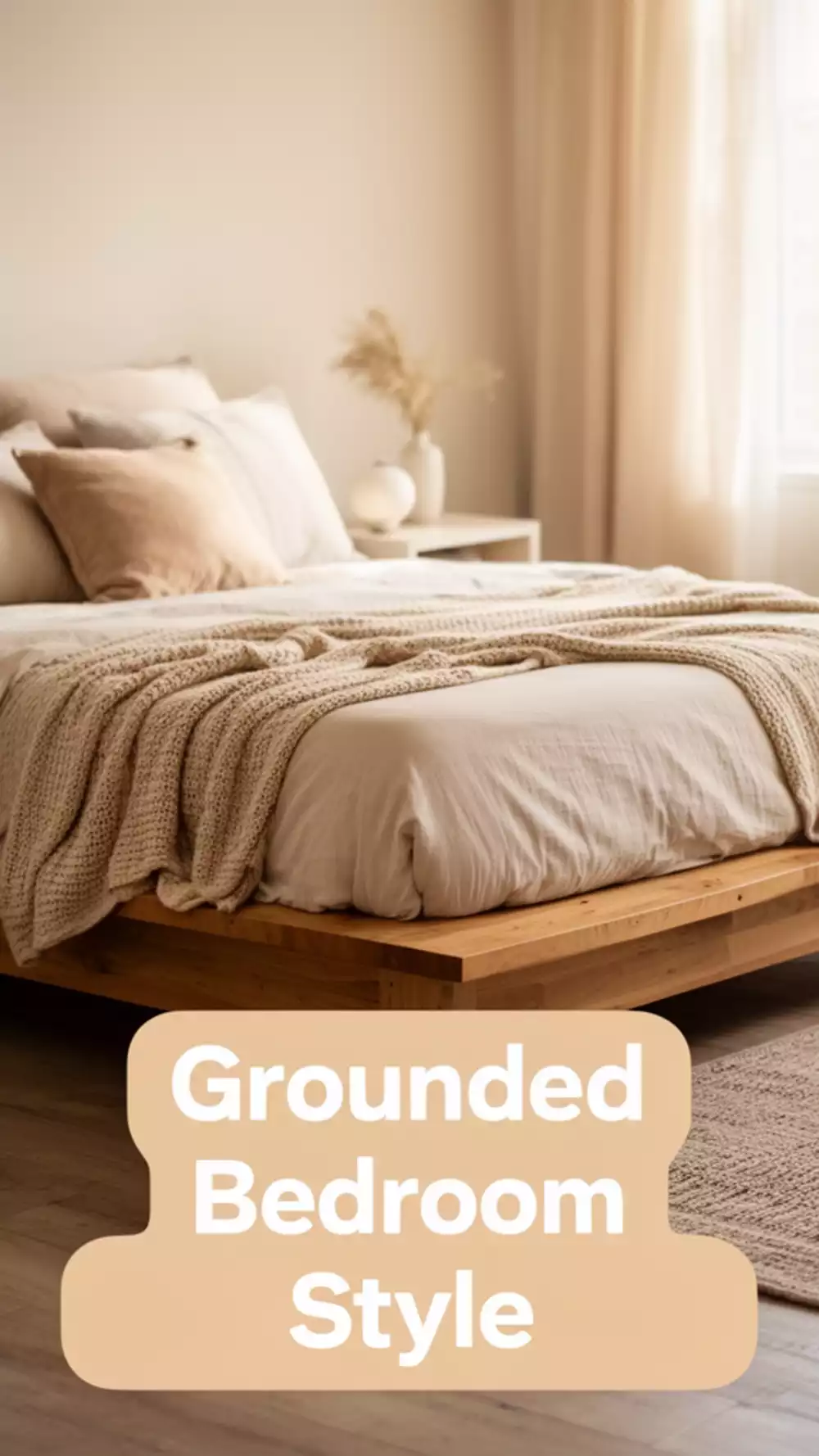 Bedroom Low Wooden Platform Bed Frame That Makes a Room Feel Grounded and Calm