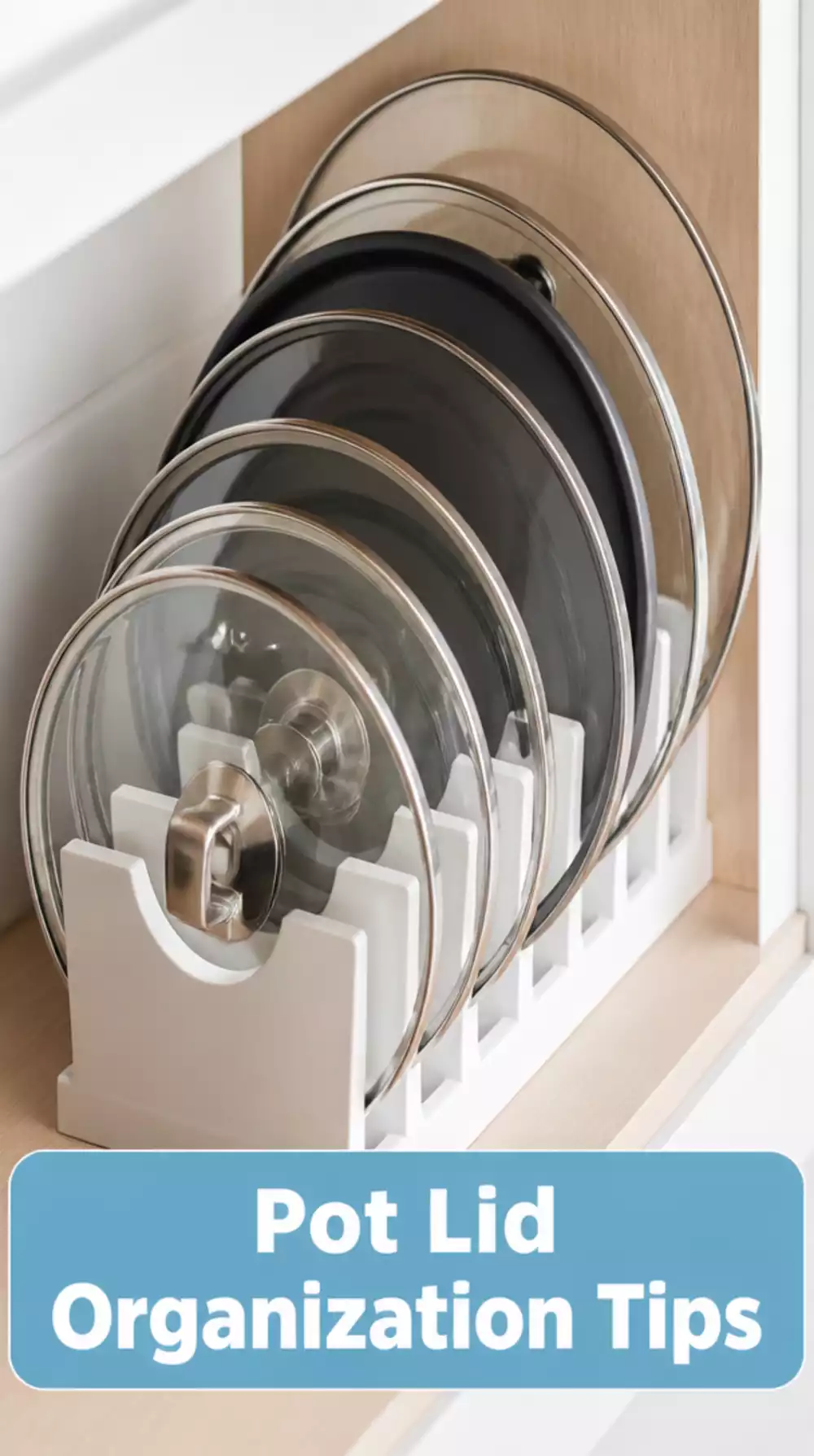 The Kitchen Pot Lid Vertical Rack Trick That Finally Stops Lids Falling Every Time