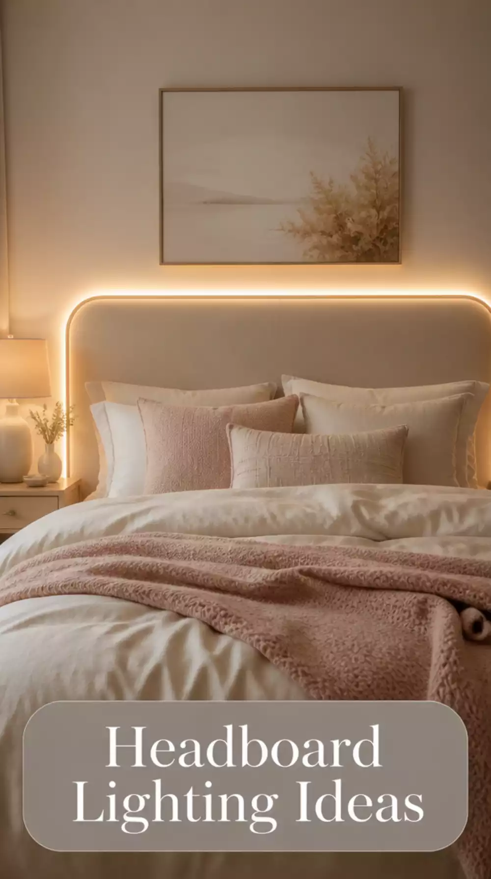 Bedroom Headboard LED Light Strip for Soft Glow