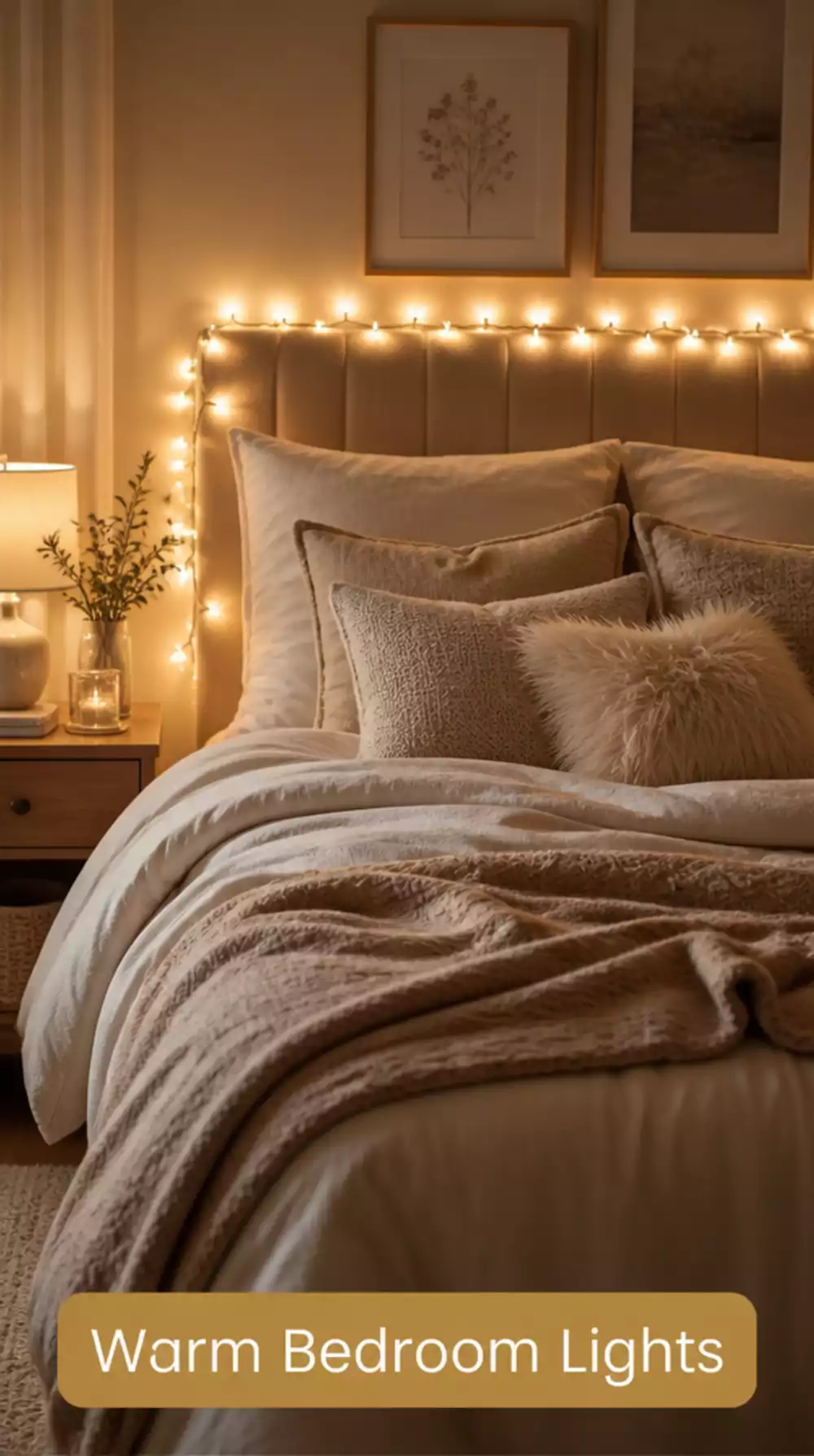 Bedroom Fairy Lights for Warm Soft Glow