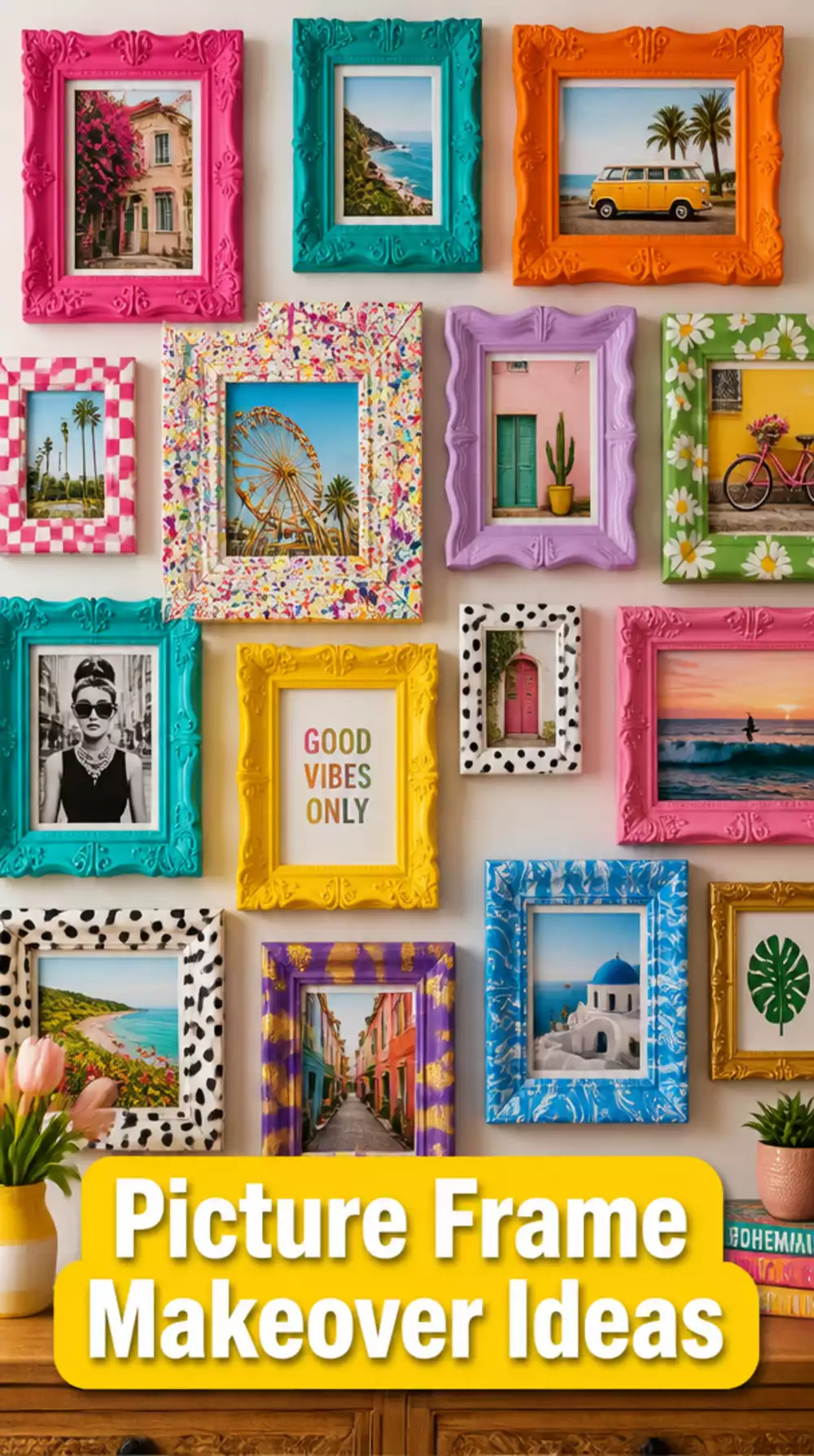 The Thrift Store Picture Frame Spray-Paint Trick That Makes Old Frames Look Brand New