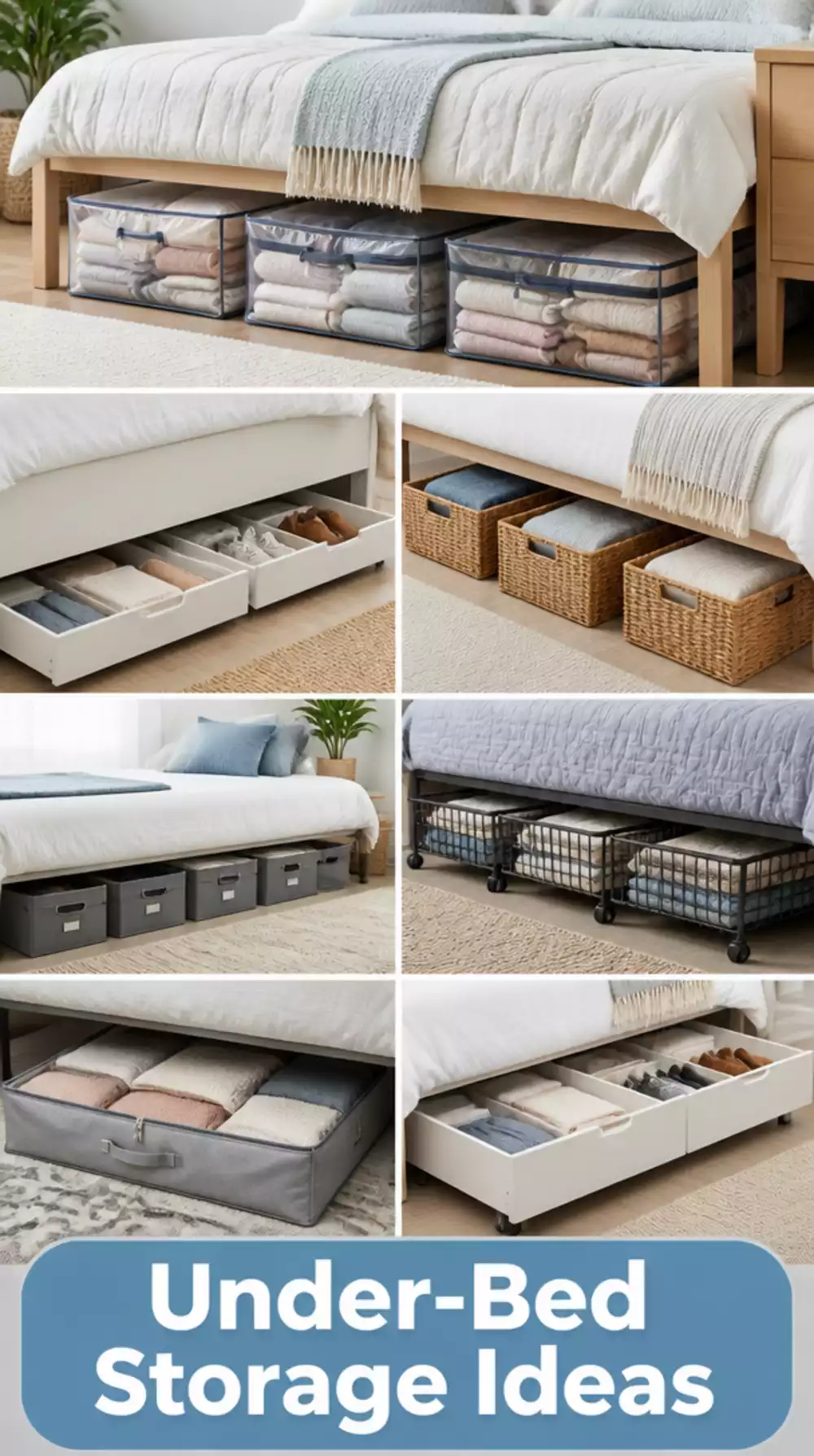 The Bedroom Under-Bed Storage Bag Trick That Reclaims Hidden Space for Clothing
