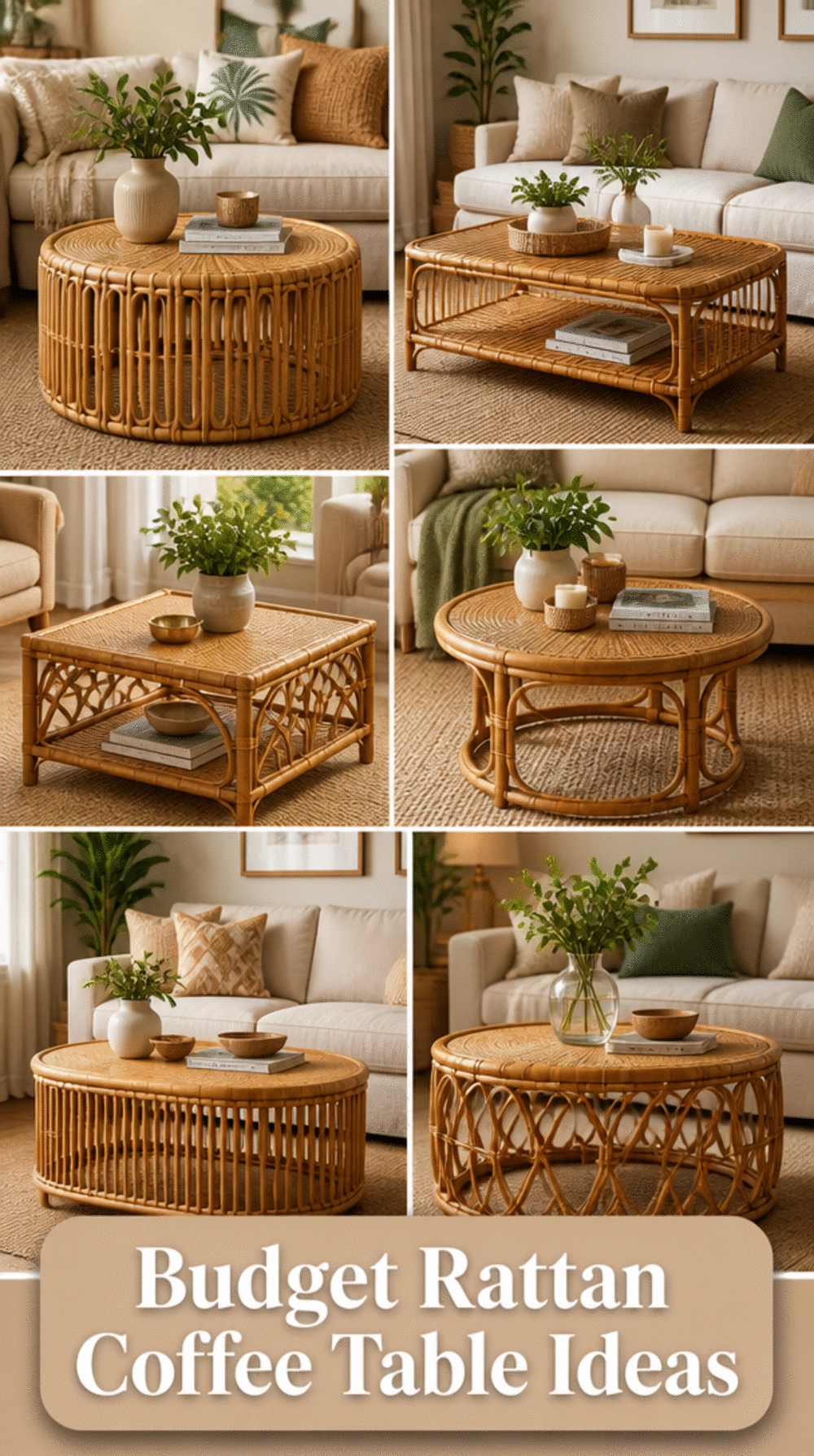 The Rattan Coffee Table Trick That Makes a Budget Living Room Look Designed