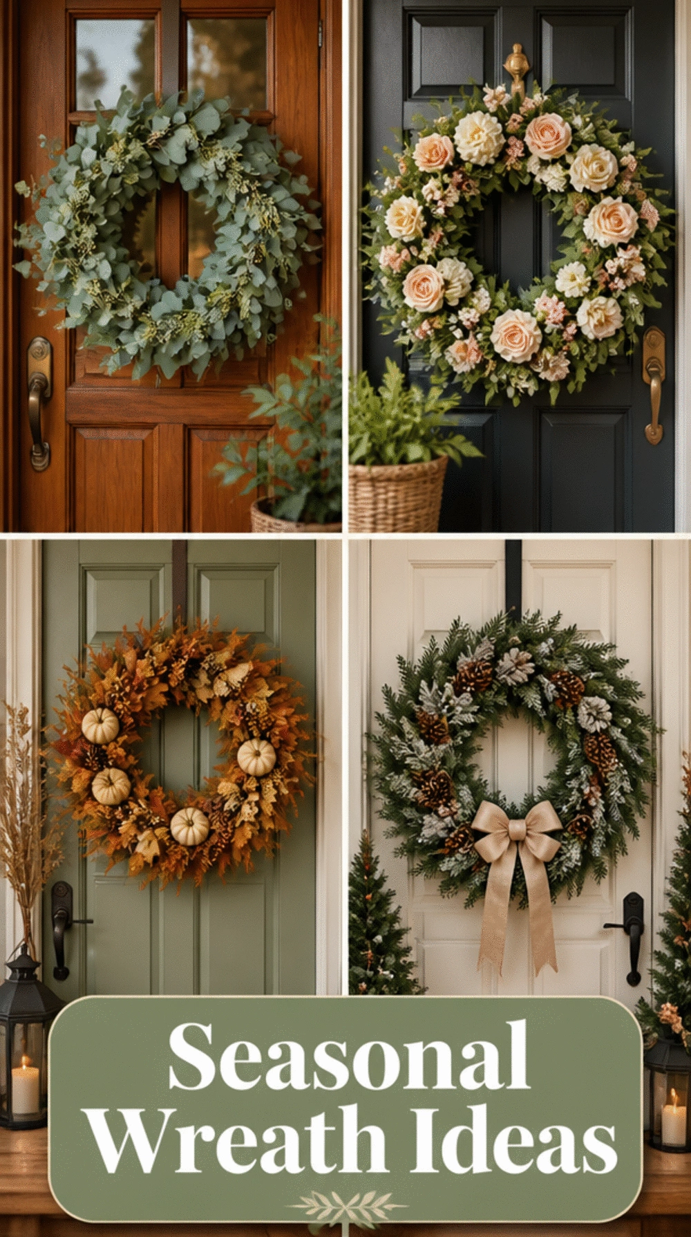 Why a Single Seasonal Wreath on a Front Door Makes a Budget Porch Look Finished