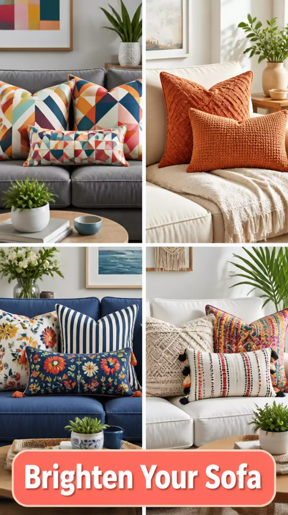 Vibrant Throw Pillow Decor Ideas