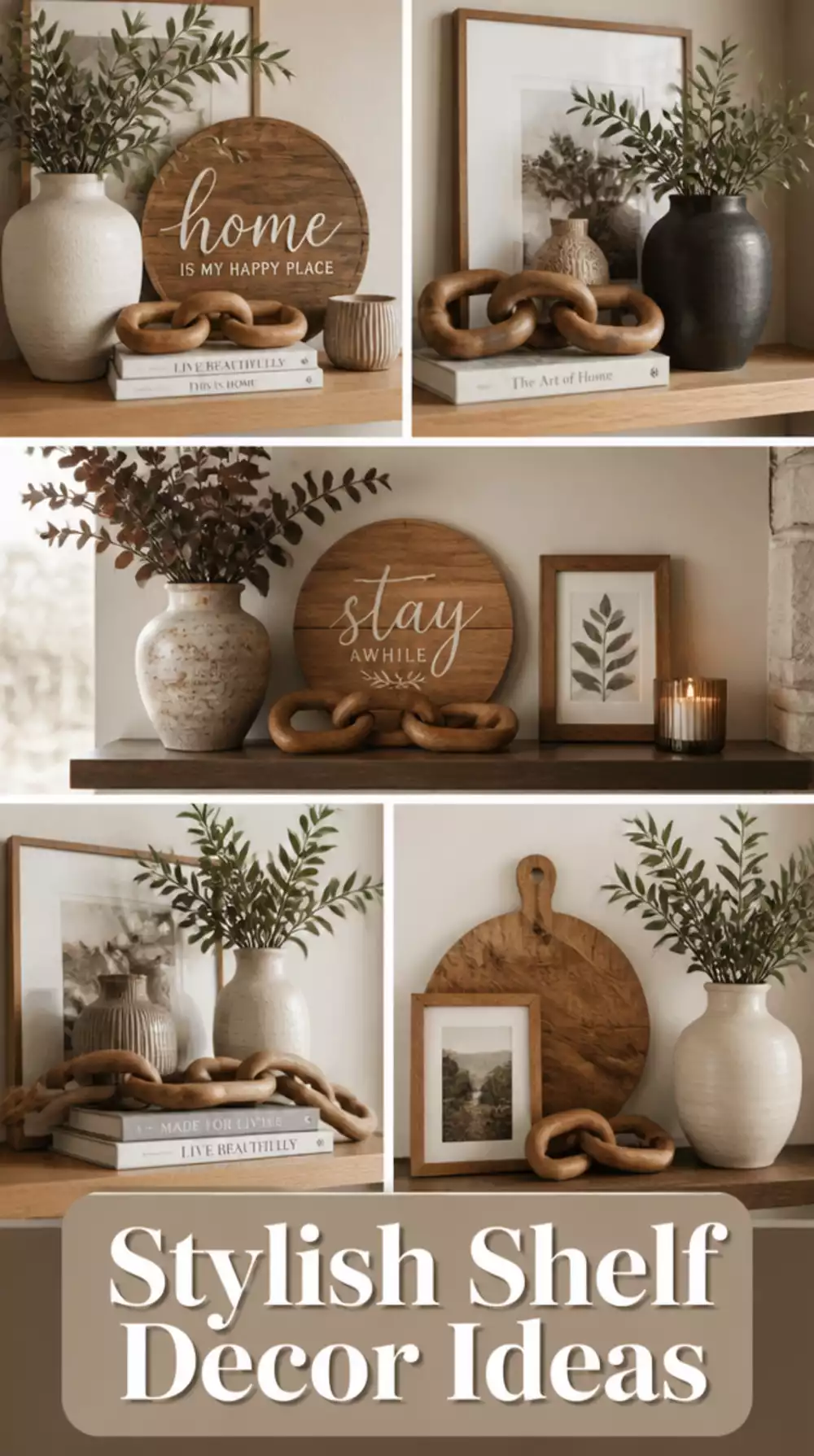 How to Style a Small Apartment Living Room Shelf with Amazon Finds Under Twenty Dollars