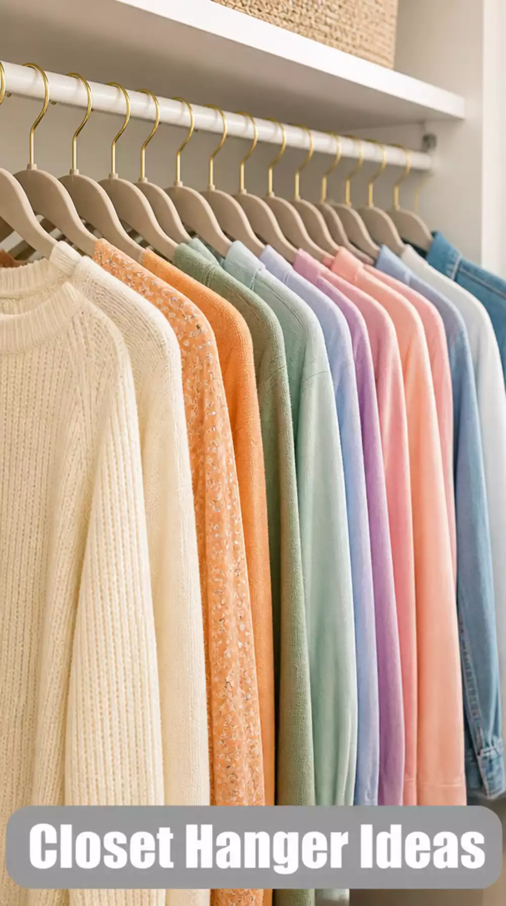 Closet Slim Velvet Hanger Set That Doubles the Rail Capacity of Any Wardrobe