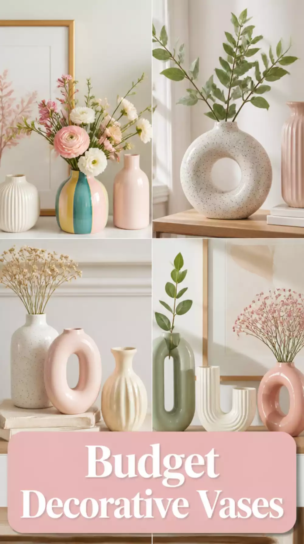 The Amazon Ceramic Bud Vase Set Trick That Styles Any Shelf for Next to Nothing