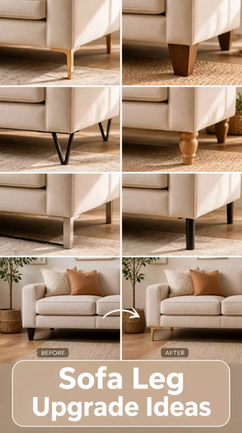 Why Swapping Sofa Legs Is the Laziest Renter-Friendly Upgrade With the Most Impact