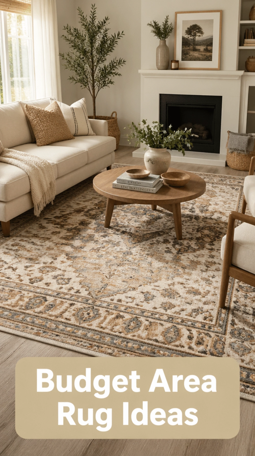 Why a Single Large Rug Is the Most Impactful Purchase for a Small Living Room