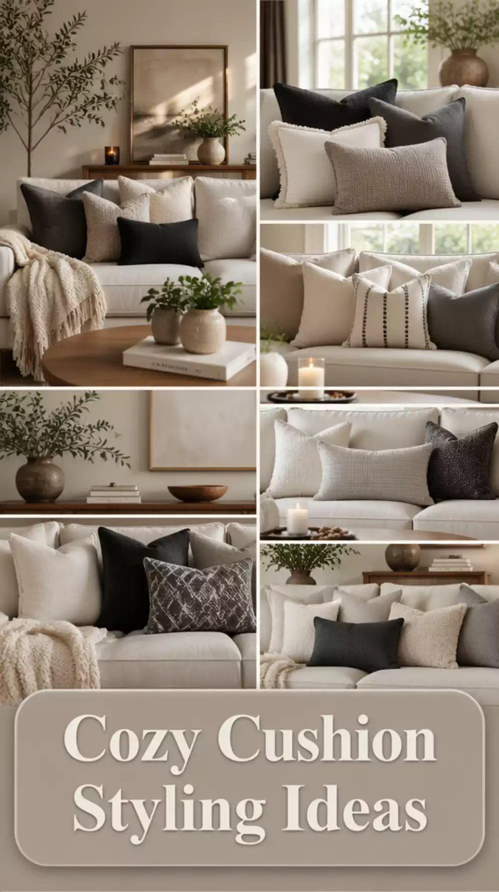 The Living Room Monochrome Cushion Stack Trick That Makes a Modern Sofa Look Expensive