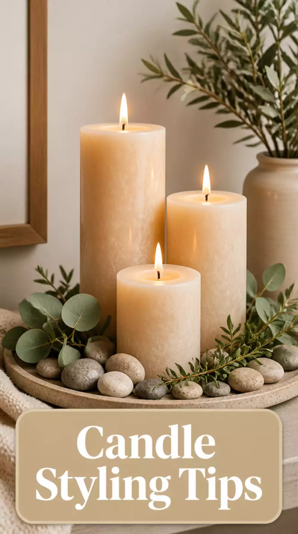 Why Three Candles of Different Heights Make Any Budget Surface Look Styled Instantly