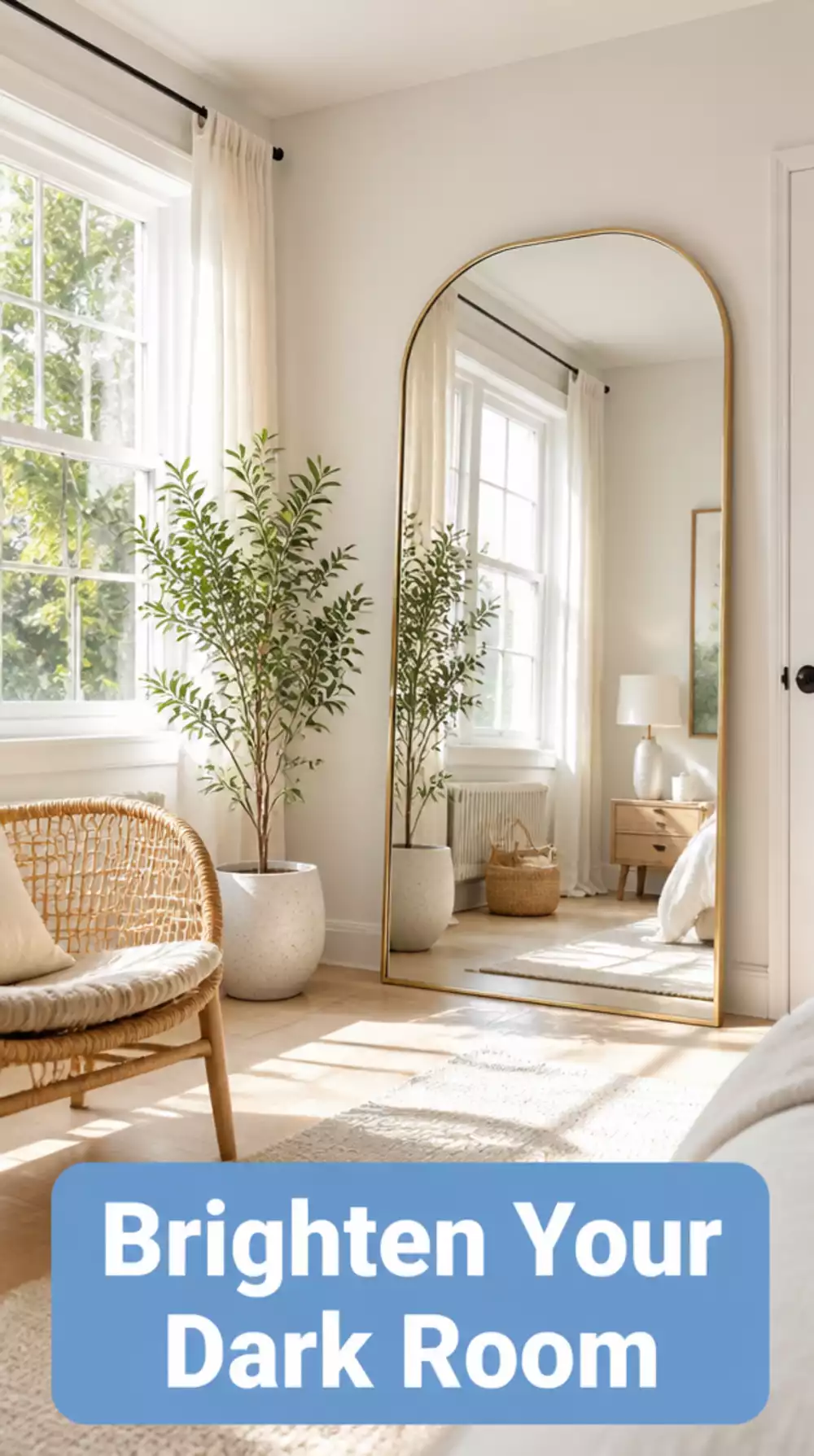 Why Placing a Mirror Opposite a Window Is the Cheapest Way to Brighten Any Dark Room