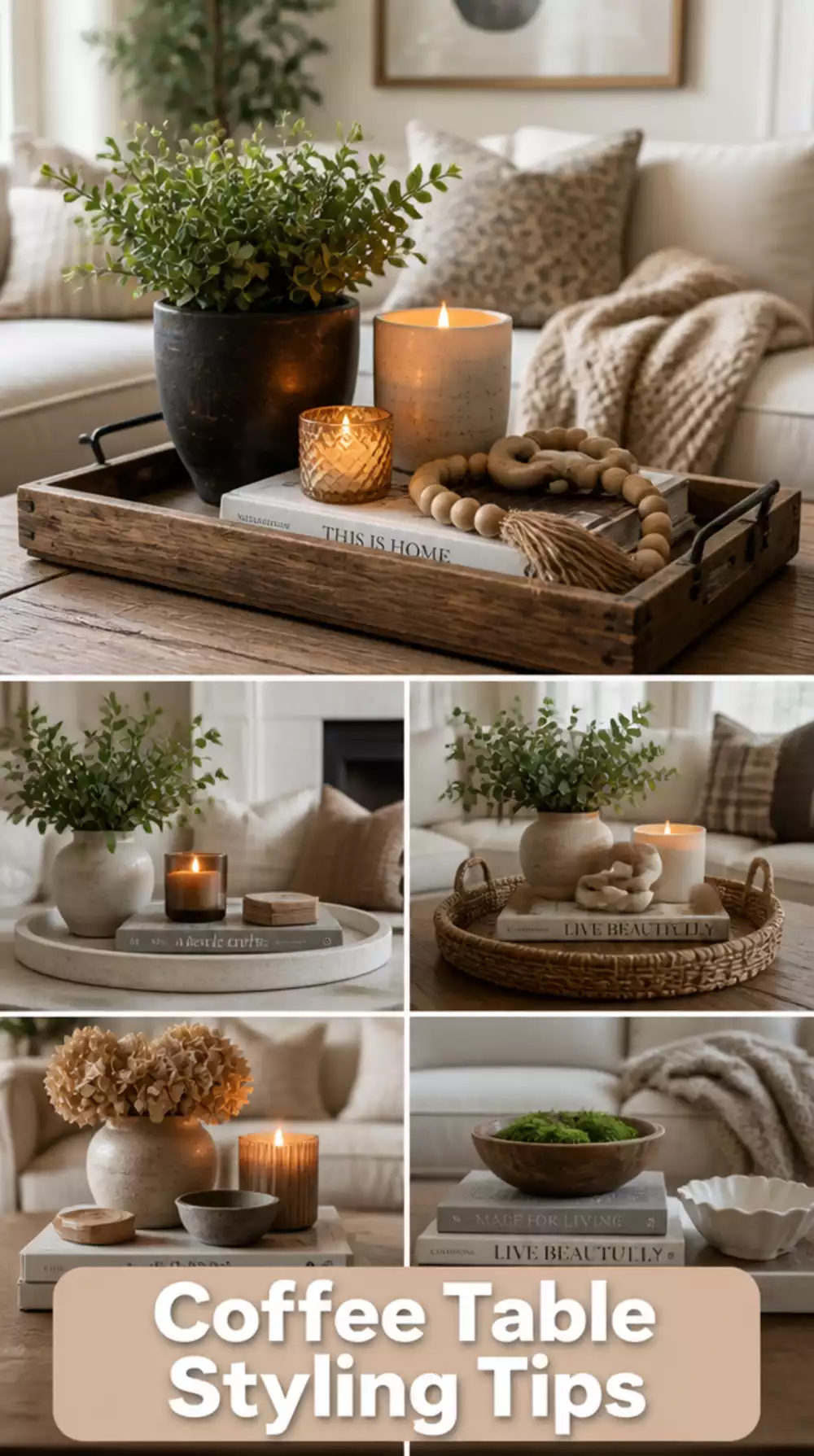 The Bougie Candle Tray Trick That Makes Any Apartment Coffee Table Look Styled