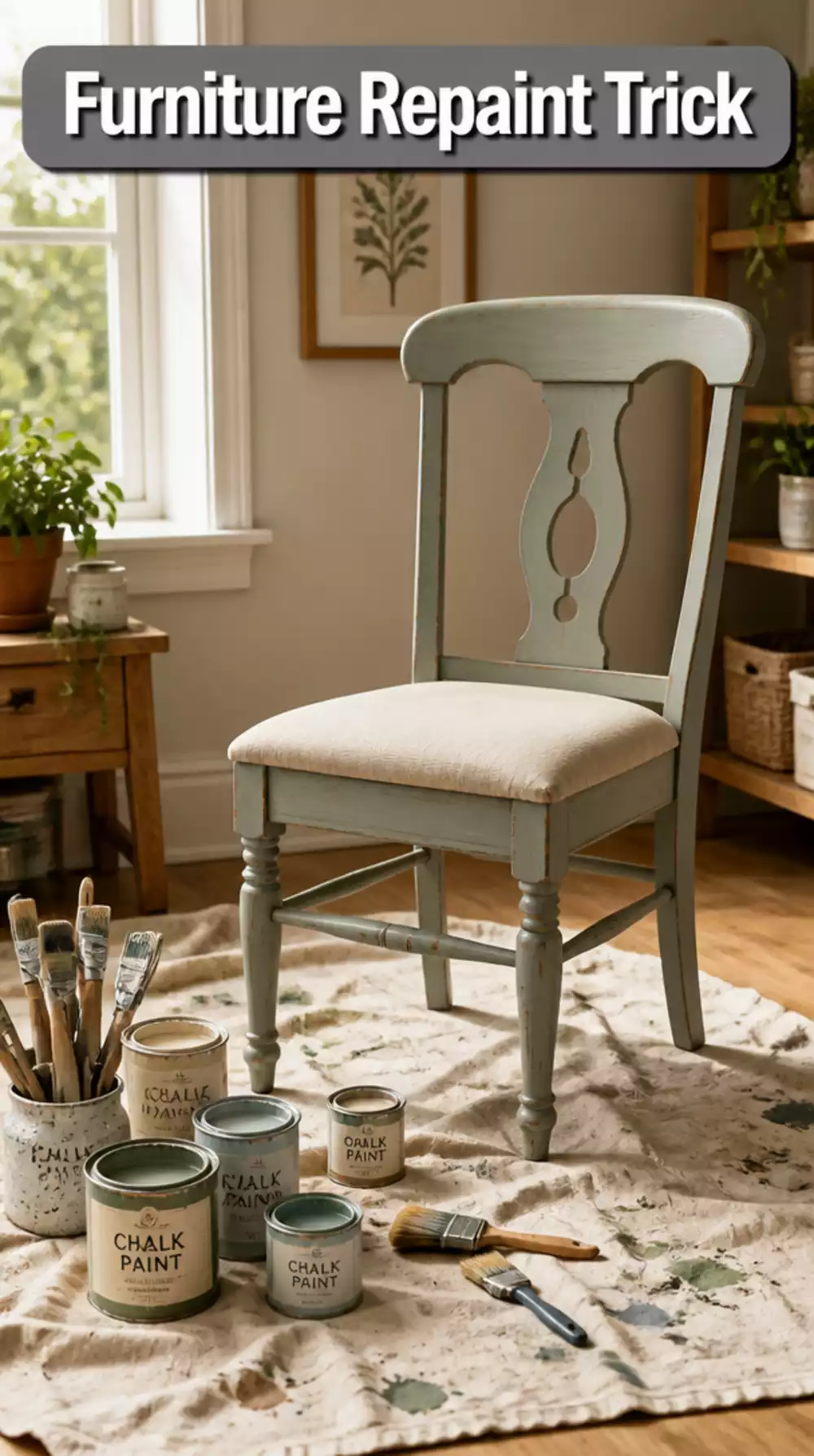 Transforming Secondhand Furniture with Repaint for Sustainable Decor