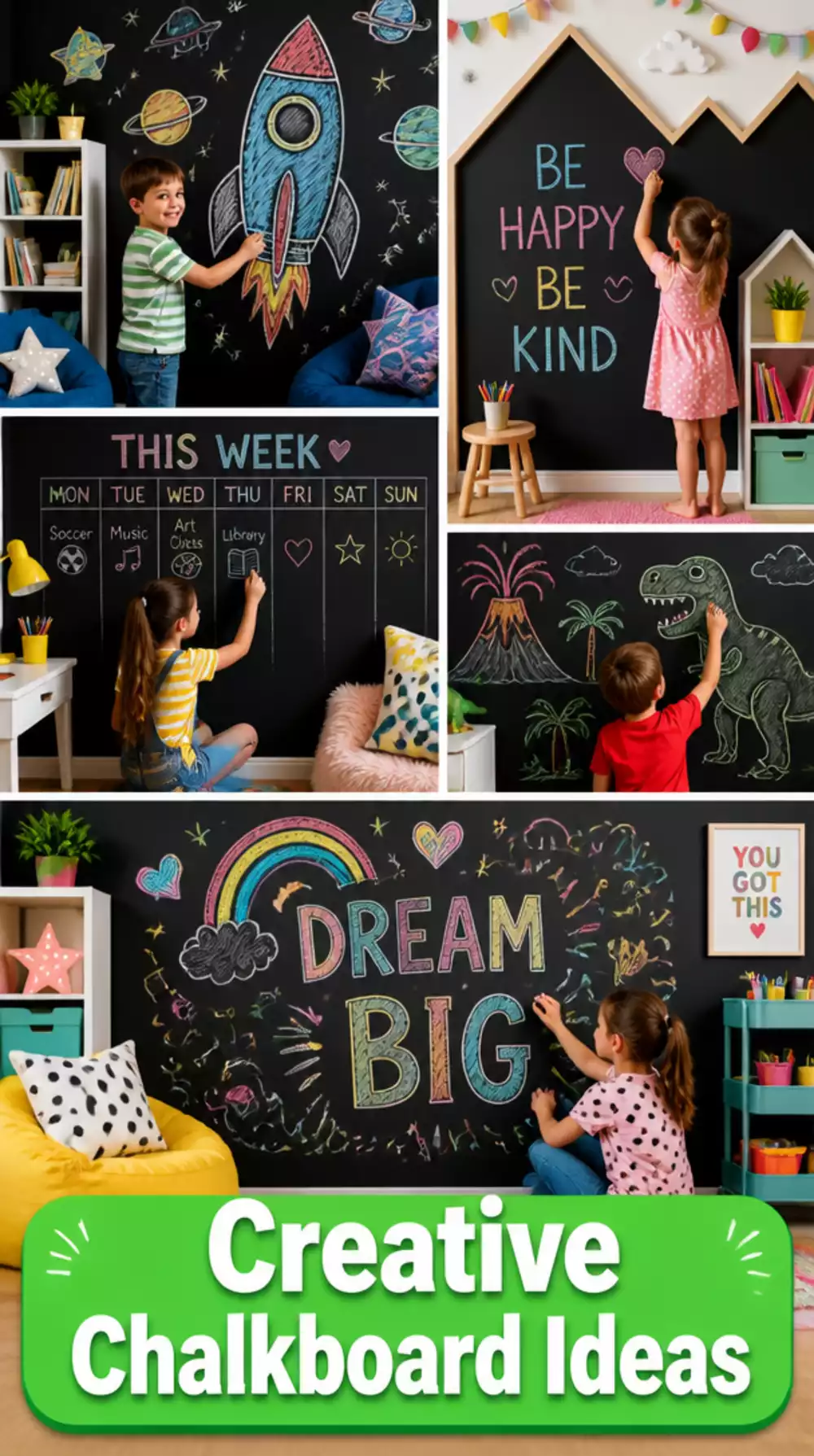 Why a Kids Room Chalkboard Wall Panel Is the Most Reusable and Creative Budget Wall Idea