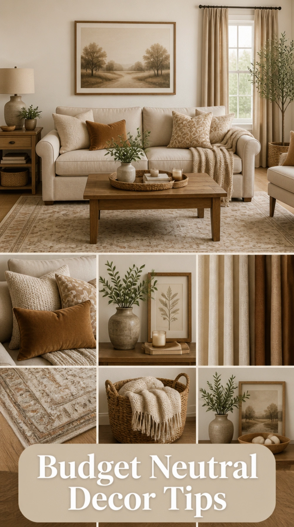 Why Sticking to Four Tones or Fewer Makes a Budget Neutral Living Room Look Professionally Styled
