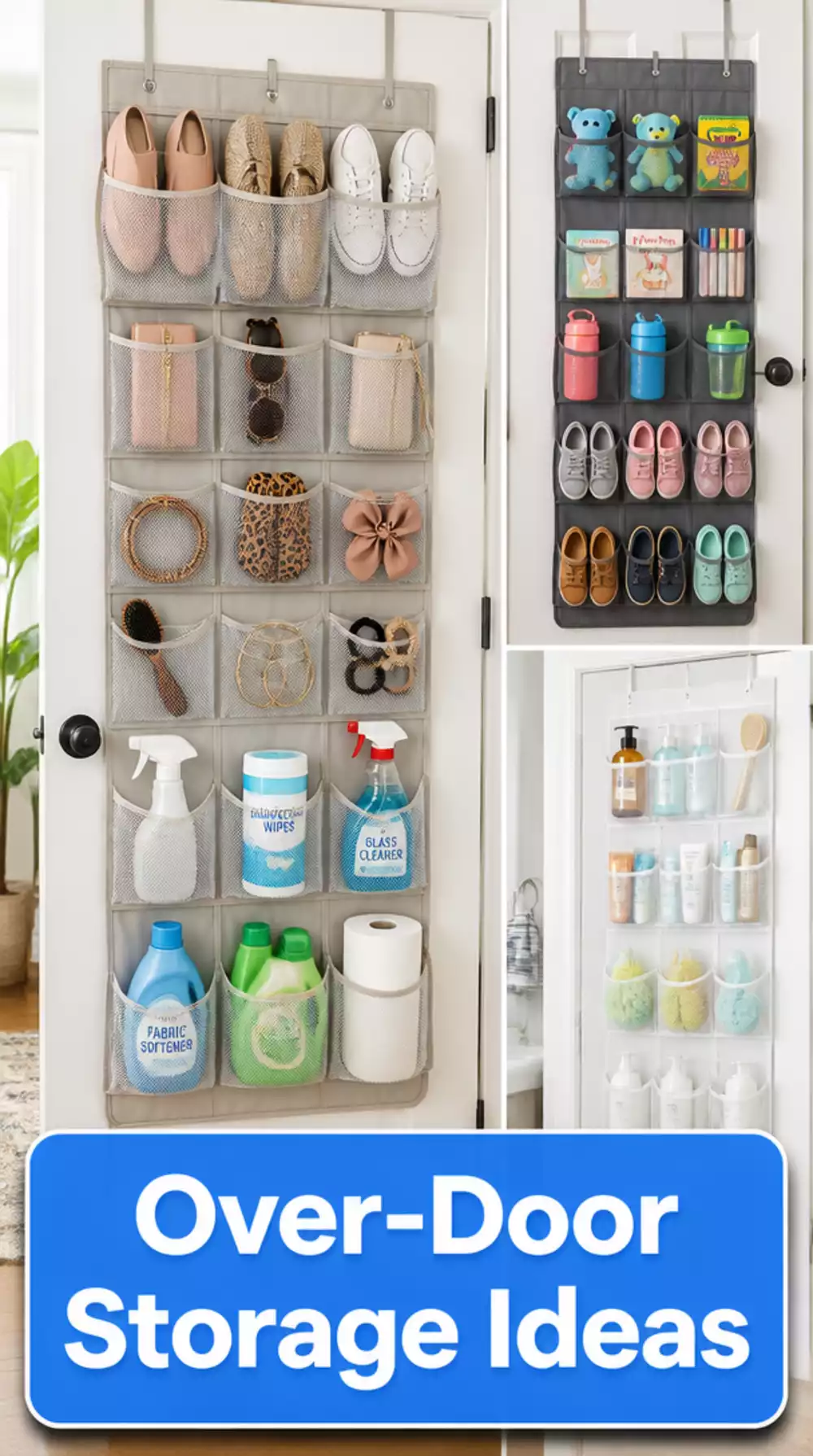 The Closet Over-Door Pocket Organiser Trick That Turns Dead Door Space Into Storage
