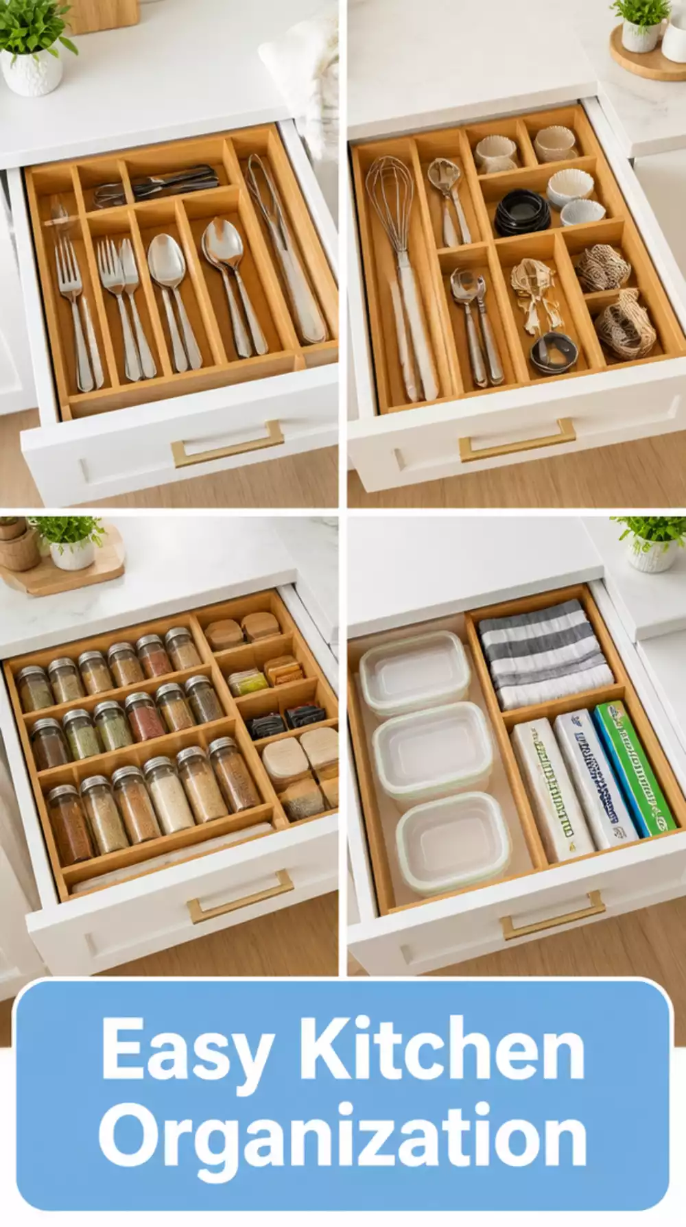 Kitchen Drawer Organiser Tray Set That Finally Makes a Junk Drawer Look Intentional