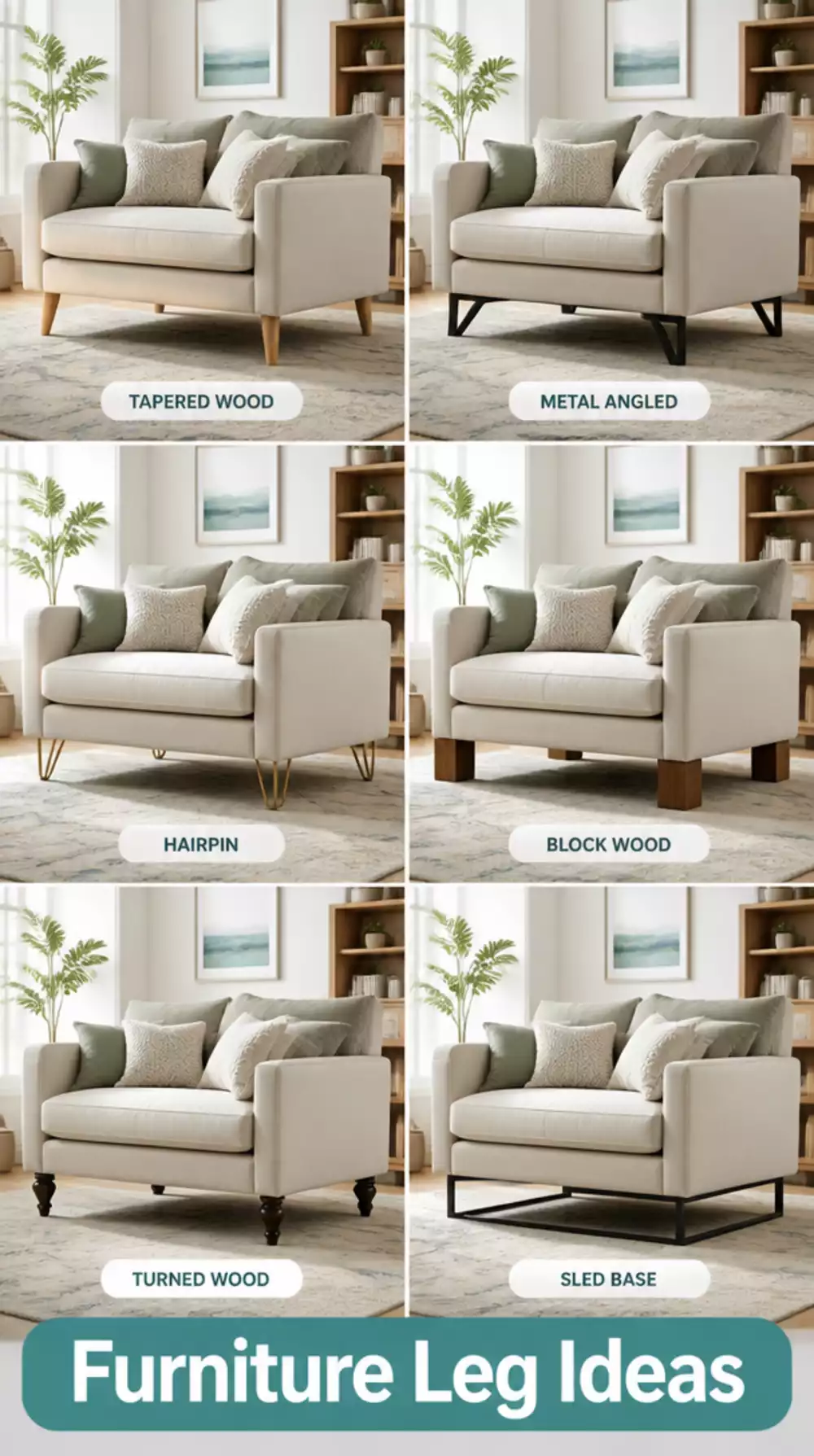 Living Room Furniture Leg Swap That Instantly Modernises a Cheap Sofa