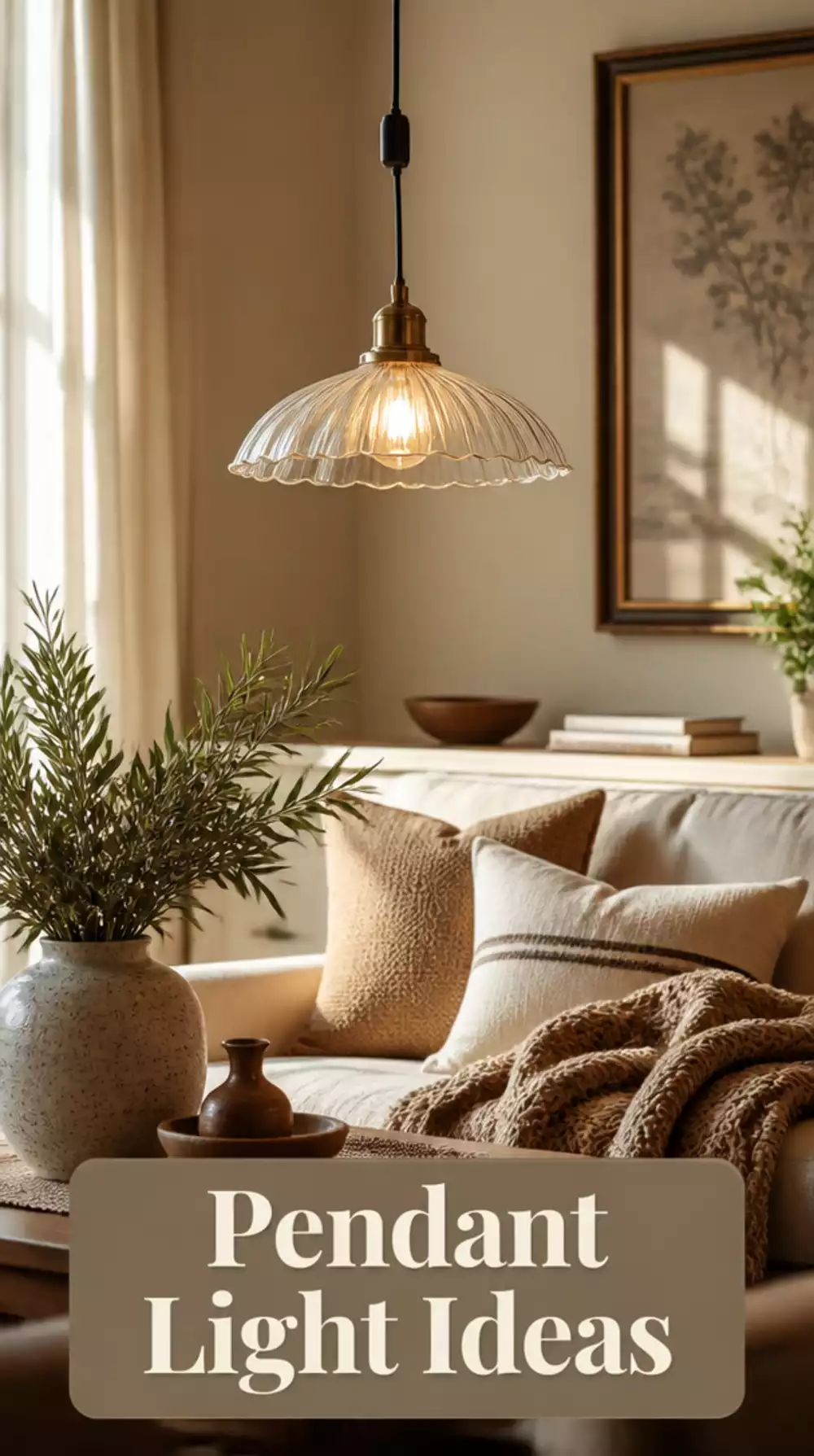 Stylish Plug-In Pendant Lighting for Living Room Ambiance