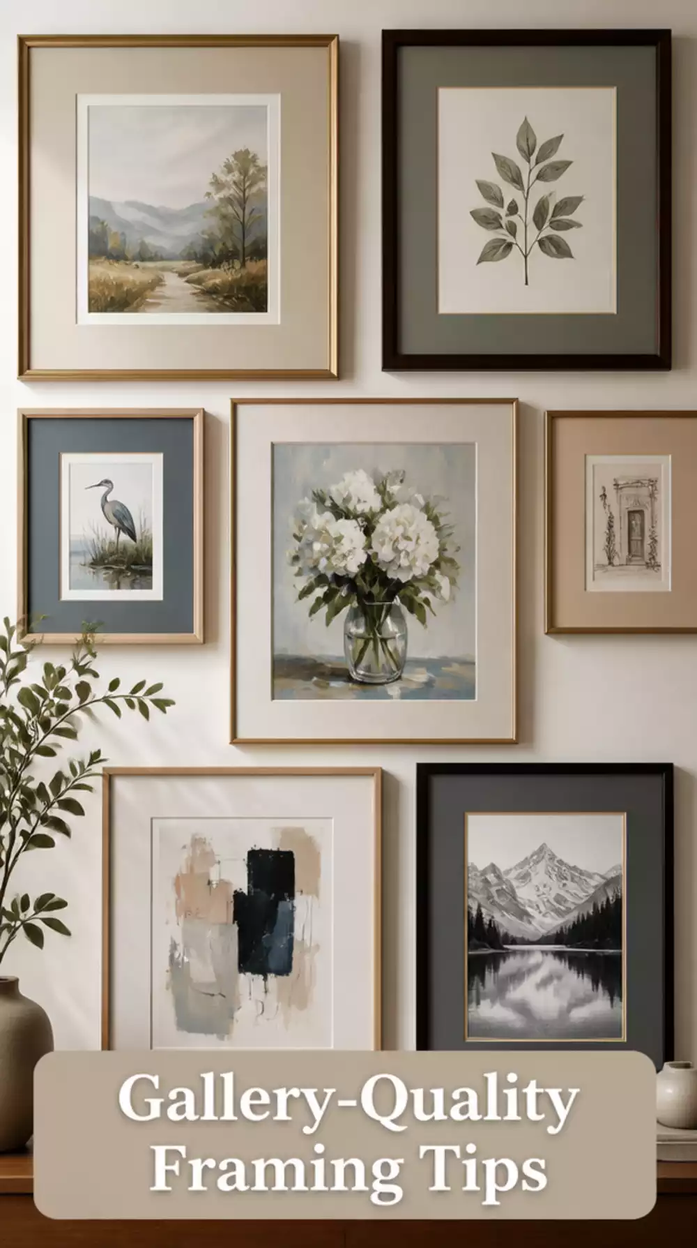 The Double-Mat Framing Trick That Makes a Cheap Print Look Like a Gallery-Quality Piece
