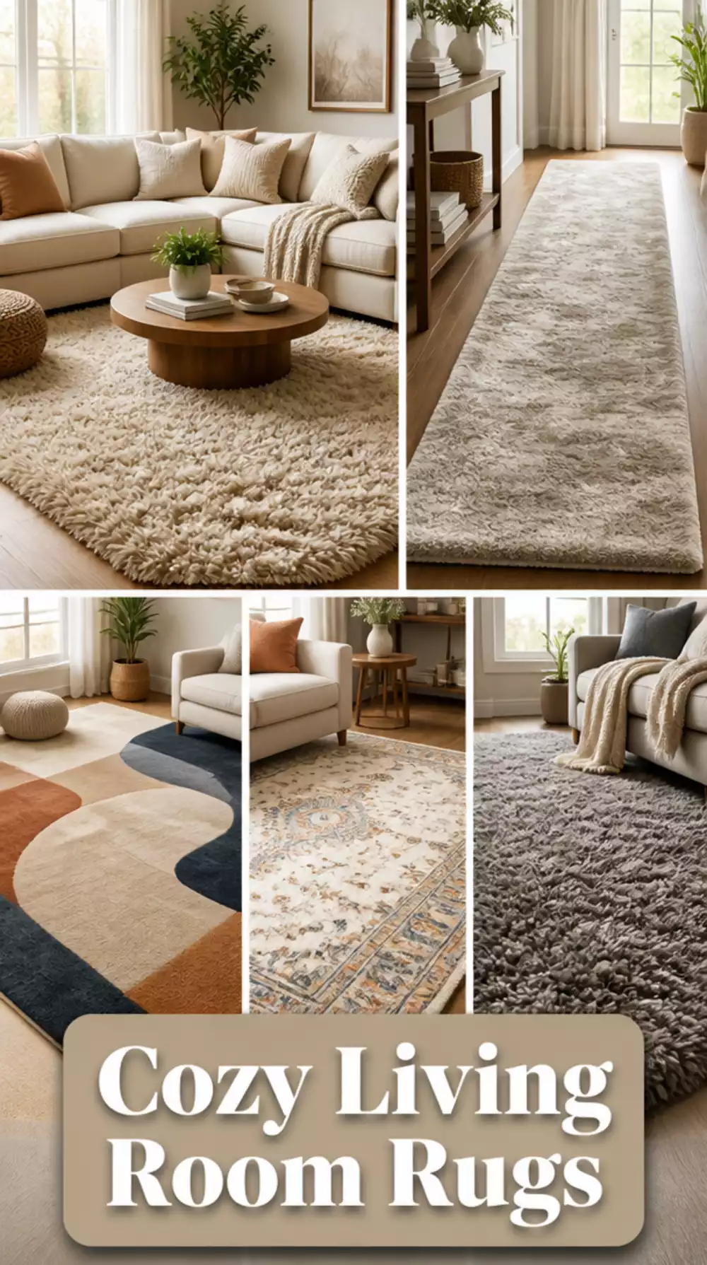 Living Room Single Statement Rug That Does More for the Room Than Any Other Purchase