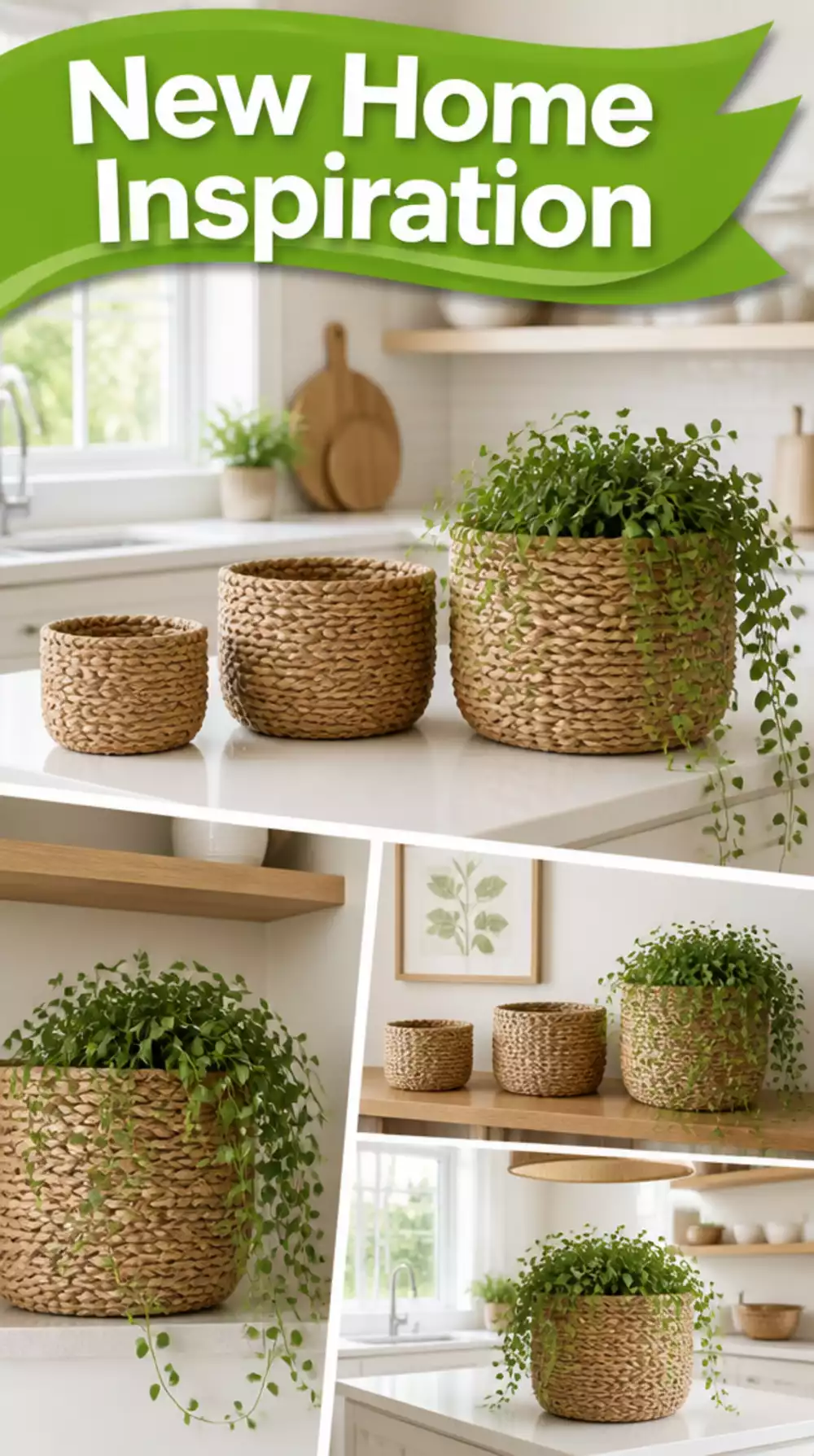 Thoughtful New Home Gifts: Baskets and Plants