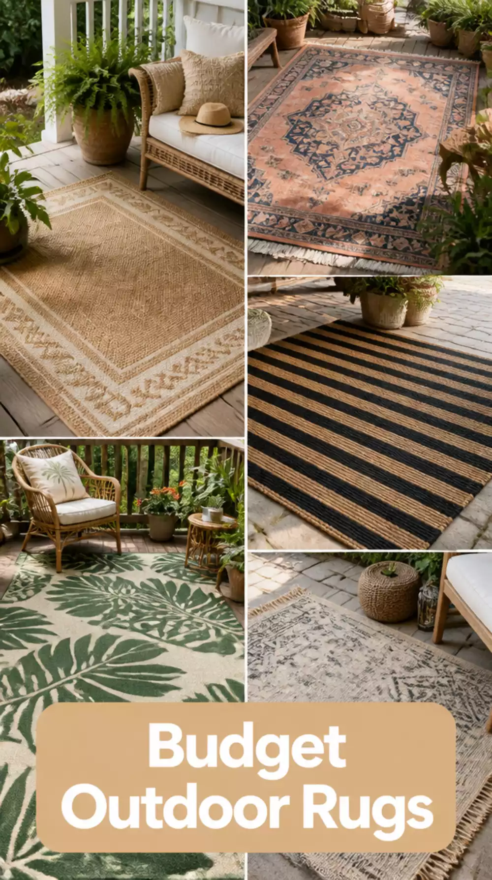 Why a Secondhand Outdoor Rug Is the Cheapest Way to Define a Patio Seating Area