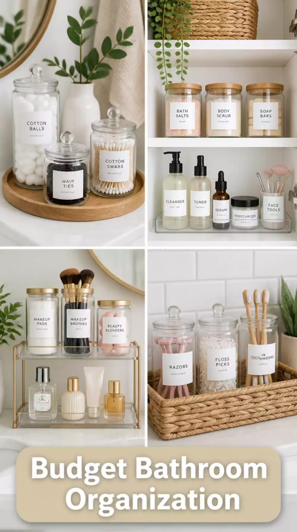 Why Decanting Every Bathroom Product Into Matching Bottles Makes a Budget Space Look Expensive