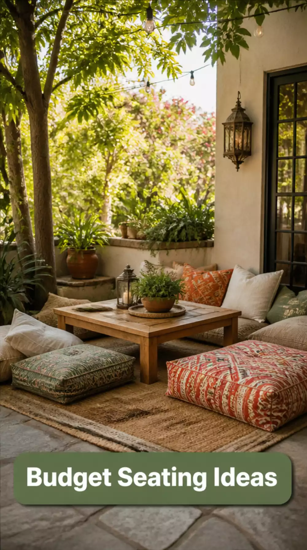 Patio Outdoor Floor Cushions for Low Seating