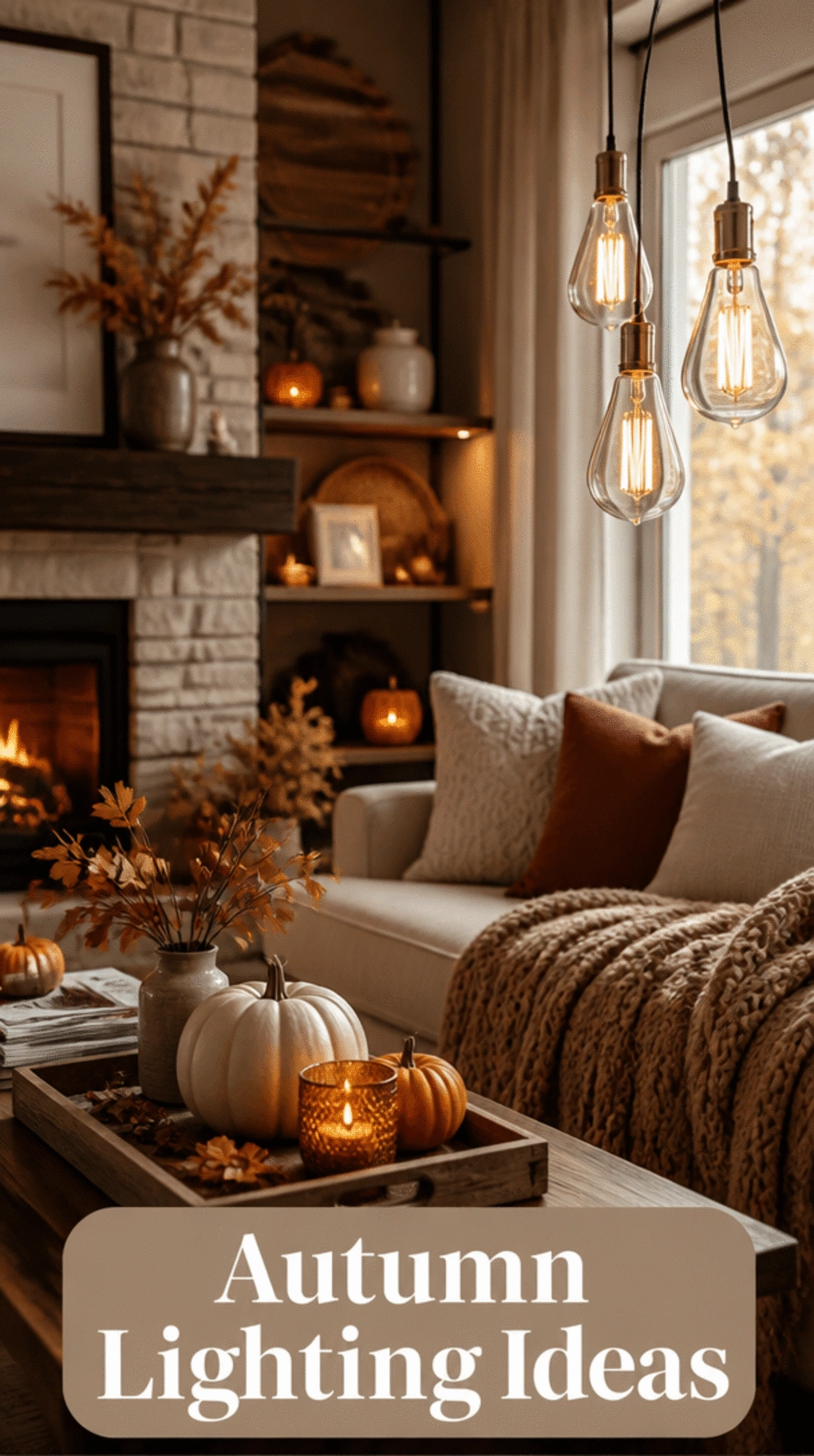 Why Switching to Amber and Warm Edison Bulbs in Autumn Changes a Home's Whole Atmosphere